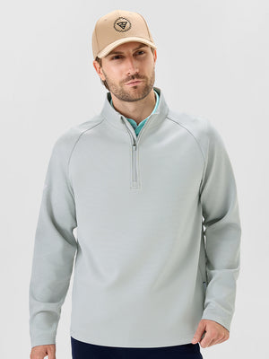 Colorblock Stripe Raglan Quarter Zip