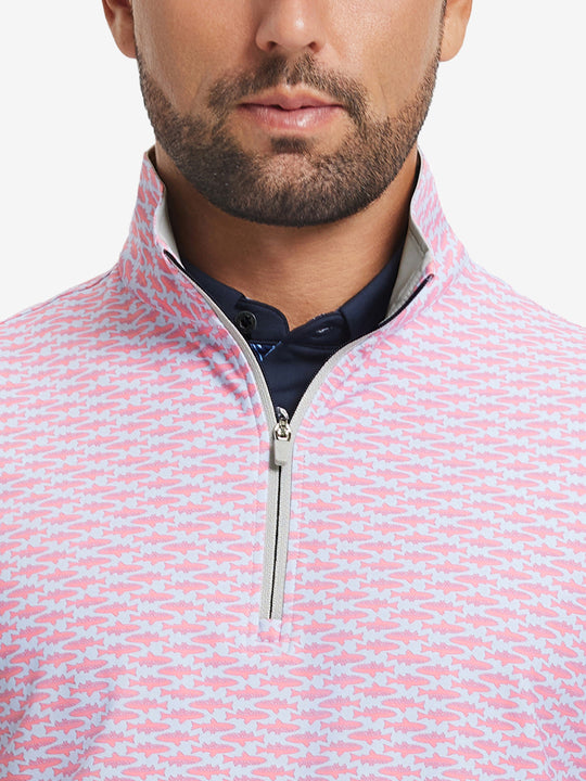 Full Print Quarter Zip Pullover
