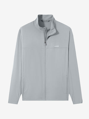 Full Zip Stand Collar Lightweight Windbreaker Jacket