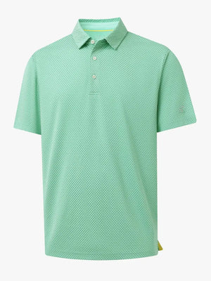 LIGHT GREEN Your Favorite Jacquard Polo 3D product render