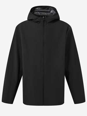 Chaqueta impermeable ligera para la lluvia con capucha