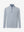3D render of white light blue grid featherweight midlayer quarter zip pullover