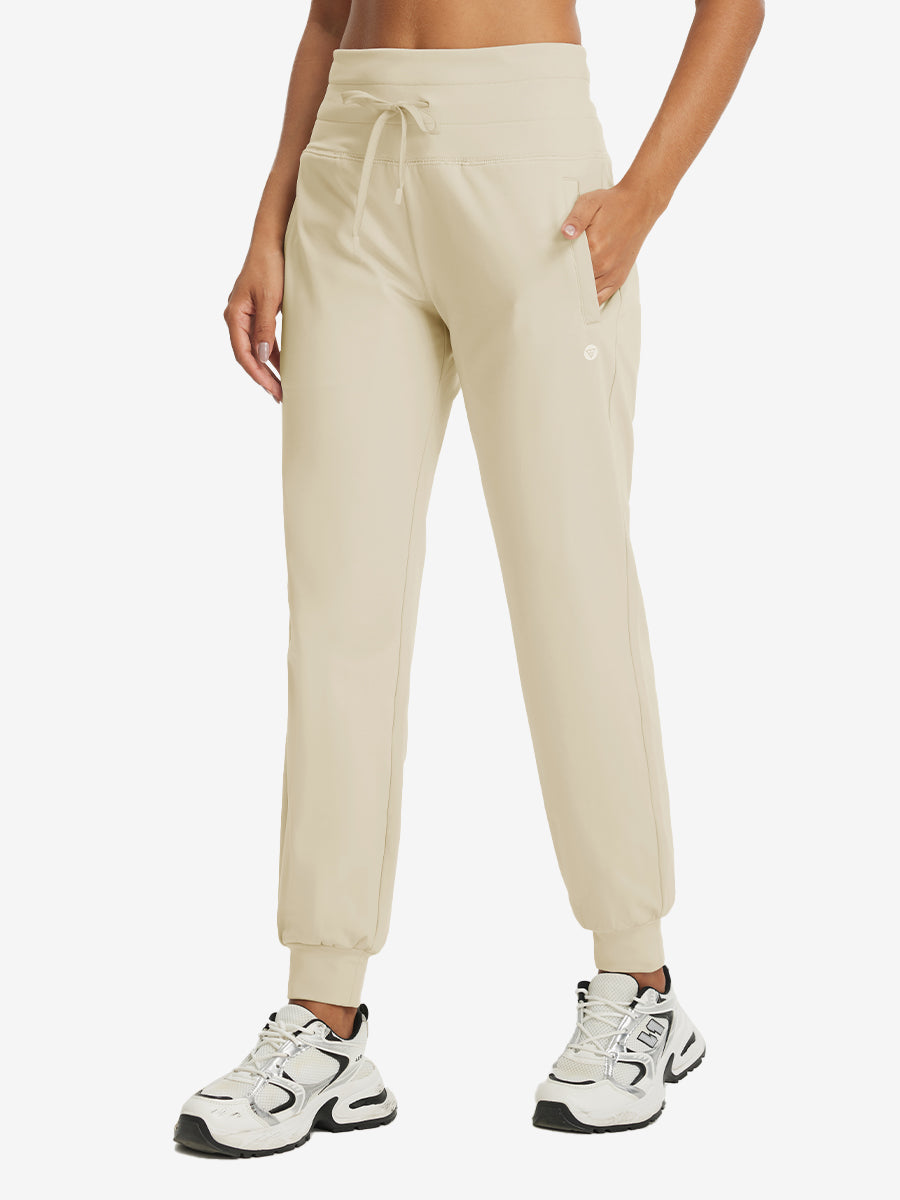 Women's Stretch Fleece Lined Athletic Joggers Sweatpants