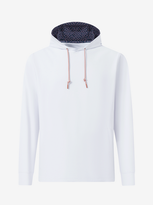 Soft Stretchy Hoodies with Inner Print Hood