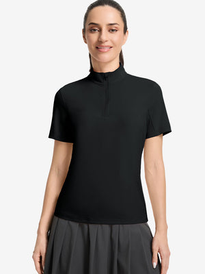 Women's Breathable 1/4 Zip Pullover Golf Shirts