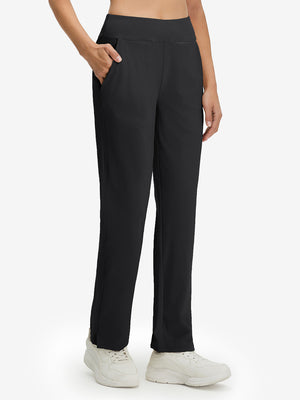 Pantalones de golf ligeros de talle alto para mujer
