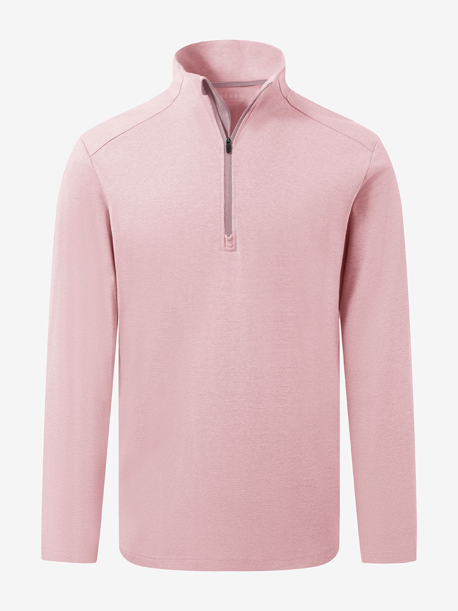 Performance Heather Golf 1/4 Zip Pullover