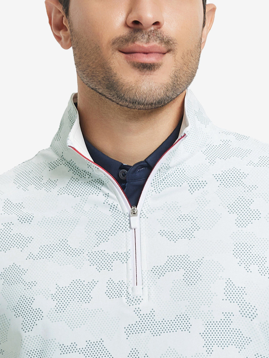 Full Print Quarter Zip Pullover