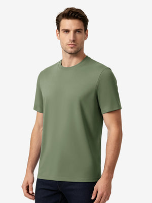 Men's Short Sleeve Slim Fit Roma Knit T-shirt