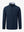 Front 3D view of Fleece lined golf quarter zip in navy with structunavy design