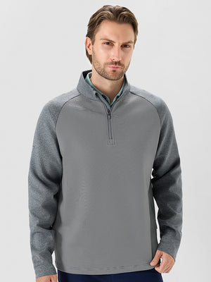 Colorblock Stripe Raglan Quarter Zip