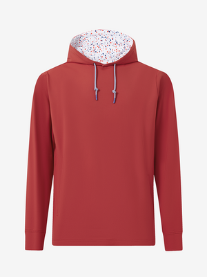 Soft Stretchy Hoodies with Inner Print Hood