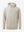 3D front view of youth long sleeve hoodied with kangaroo pocket in khaki light, showing clean design.
