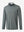 3D rendered display of the GREY MELANG Moisture Wicking Quarter Zip Pullover laid out in detail.