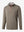 3D rendered display of the BROWN MELANGE Moisture Wicking Quarter Zip Pullover laid out in detail.
