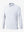 3D view of the white long sleeve pique polo, highlighting its clean design and modern fit.