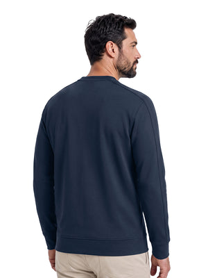 Crewneck Sweatshirt with Zip Pockets