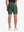 OLIVE GREEN 4-way Stretch Performance Solid Shorts, back lower body view for golf wear, 7 Inch style