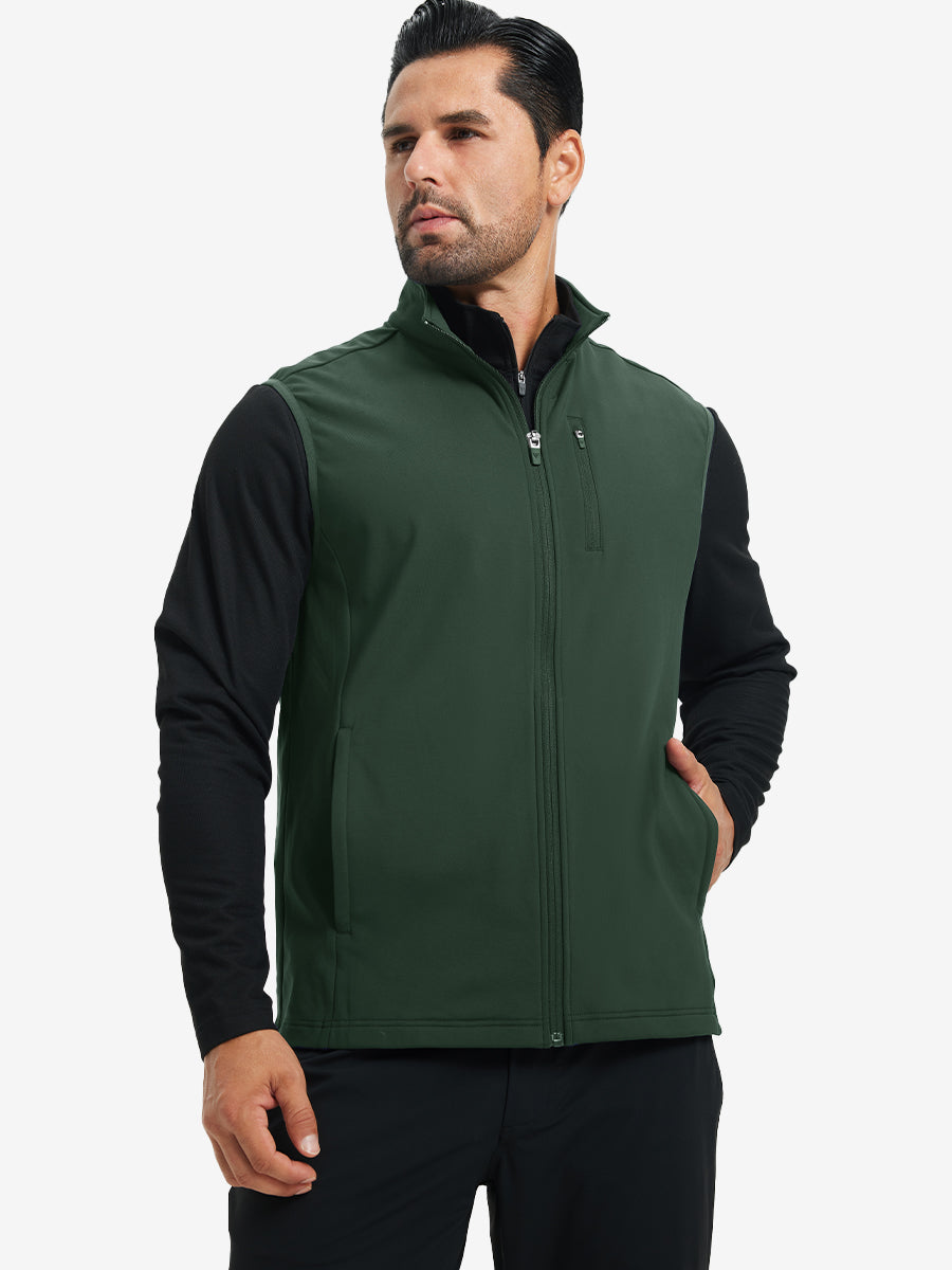 Water-Resistant Fleece Golf Vests