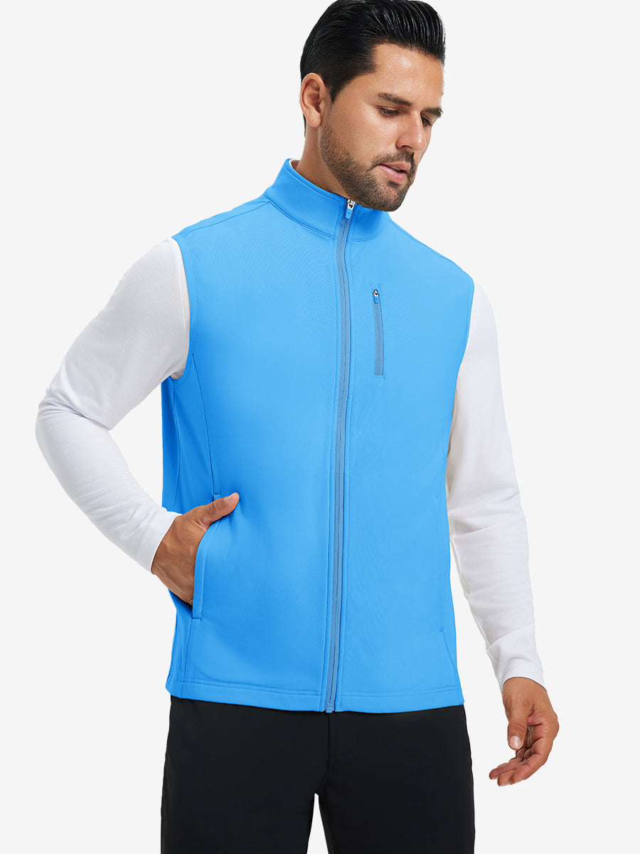 Water-Resistant Fleece Golf Vests