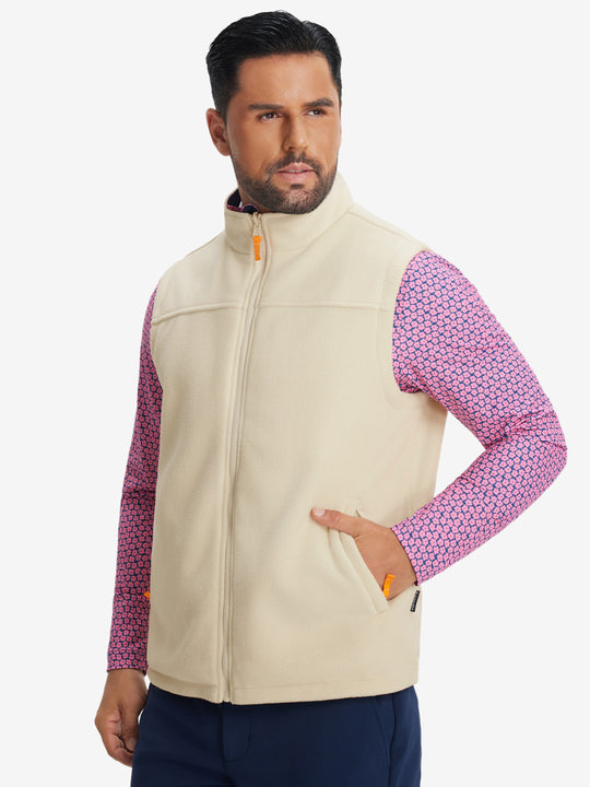 Windproof Fleece Reversible Golf Vest