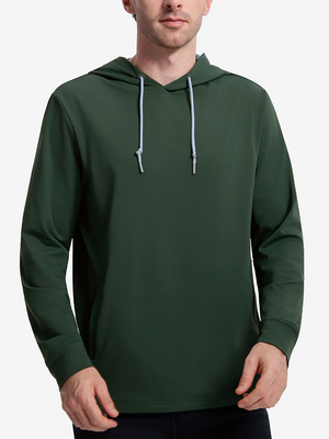 Soft Stretchy Hoodies with Inner Print Hood