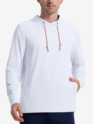 Soft Stretchy Hoodies with Inner Print Hood