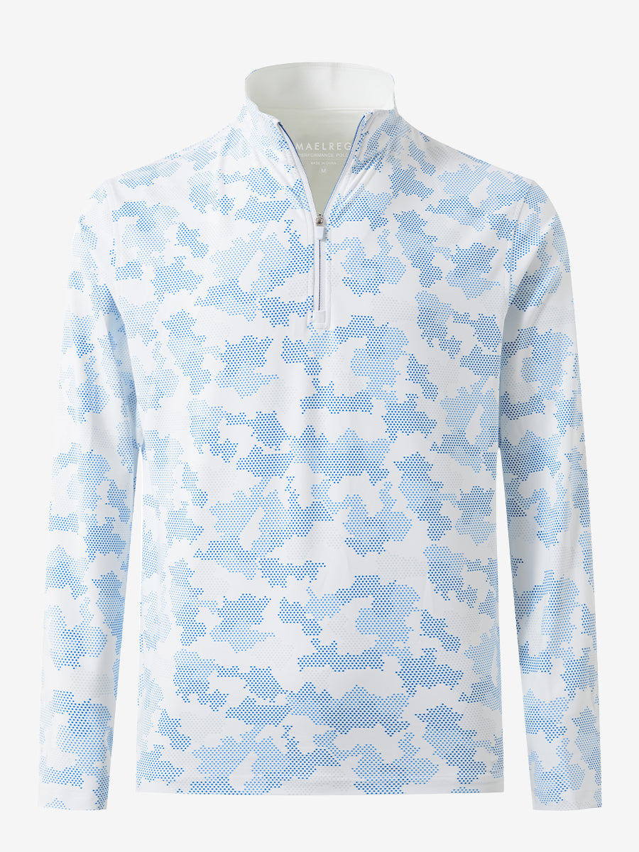 Full Print Lightweight Quarter Zip Pullover