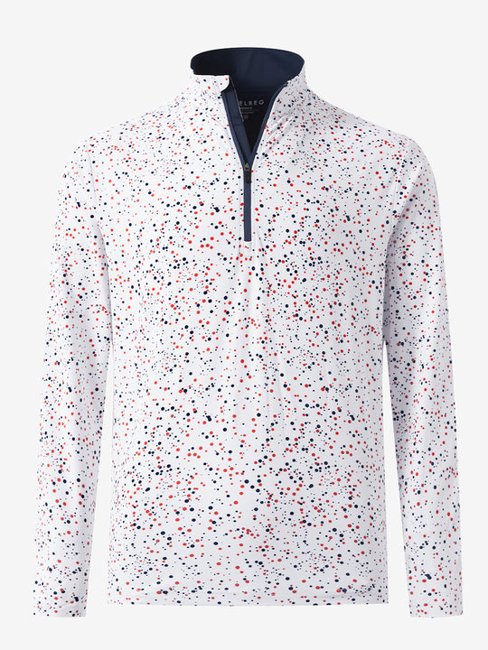 Full Print Quarter Zip Pullover