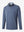 3D rendered display of the NAVY MELANGE Moisture Wicking Quarter Zip Pullover laid out in detail.
