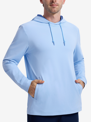 Soft Stretchy Hoodies with Inner Print Hood