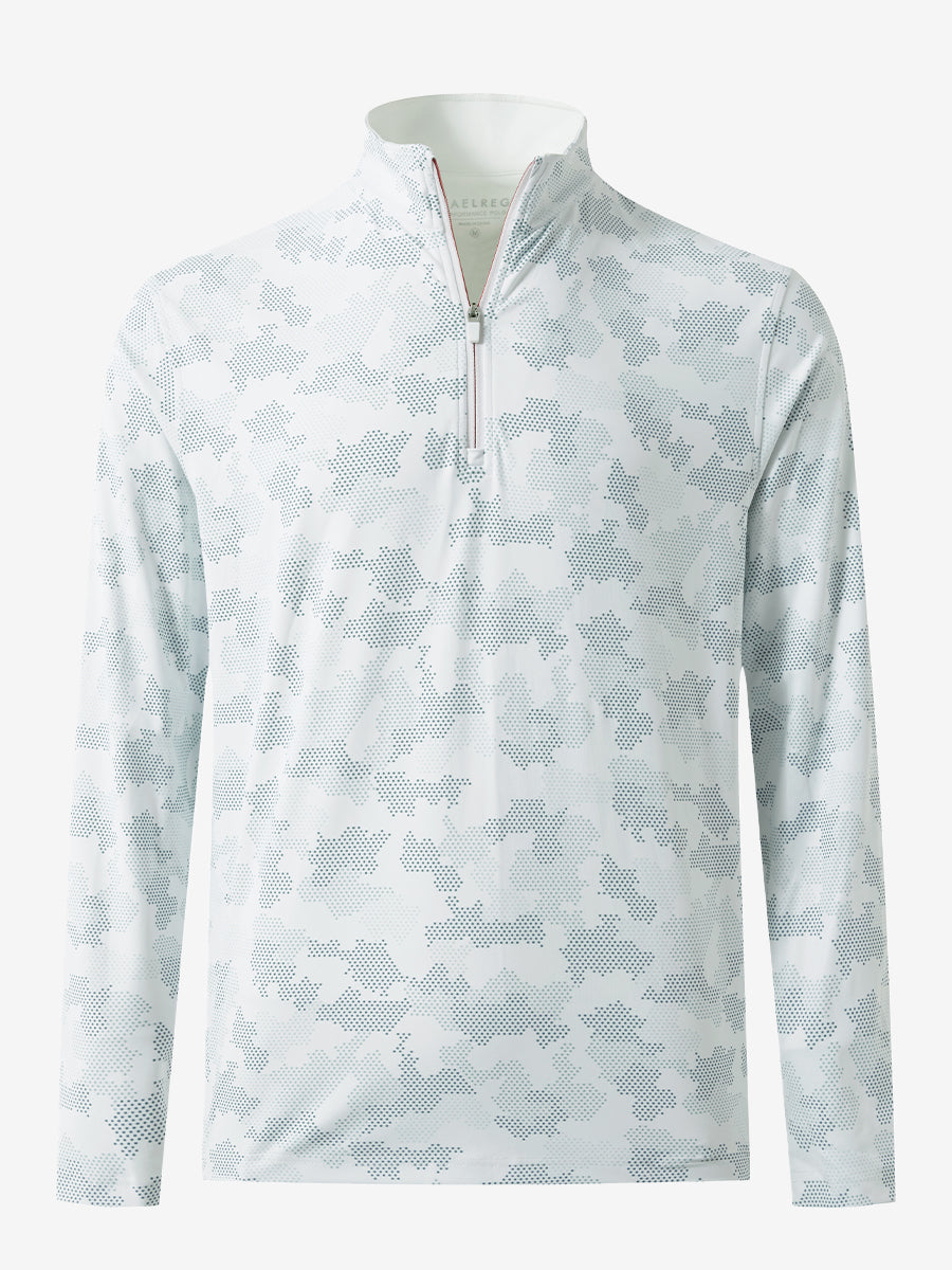 Full Print Quarter Zip Pullover