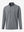 Front 3D view of Premium jacquard quarter zip pullover in grey with refined structure