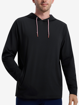 Soft Stretchy Hoodies with Inner Print Hood
