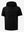 3D rendering of black water-resistant short sleeve q-zip hoodie for boys