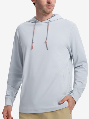 Soft Stretchy Hoodies with Inner Print Hood