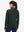 Women's Water-Resistant Stretch Fleece Lined Jacket in forest green, back upper body view