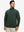 Ultra-Soft Brushed Fleece Lining Quarter Zip Sweatshirt in forest green, front upper body view