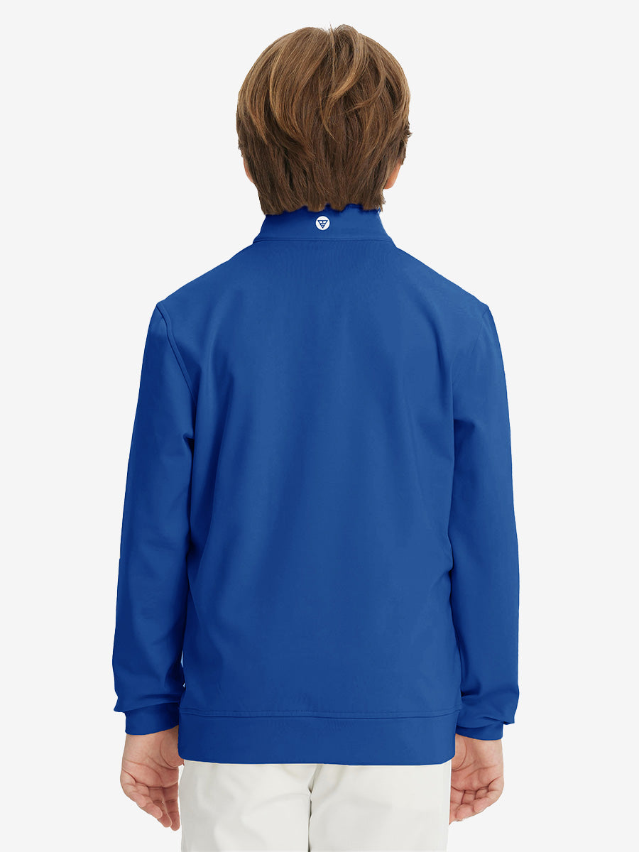 Youth Winter Micro-fleece Quarter Zip Pullover