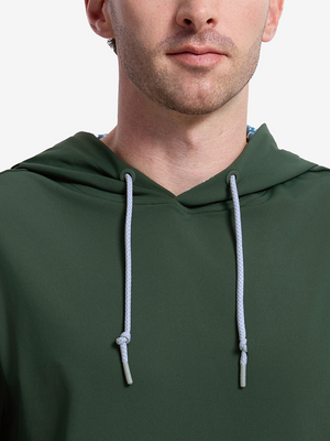 Soft Stretchy Hoodies with Inner Print Hood