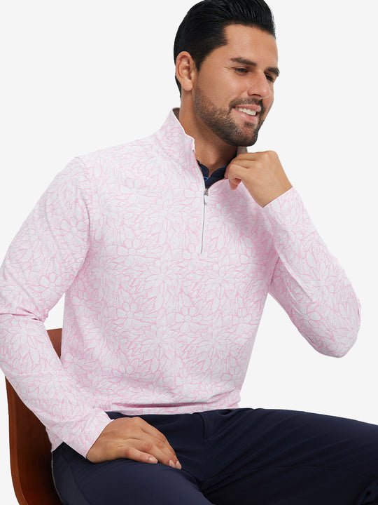 Full Print Quarter Zip Pullover