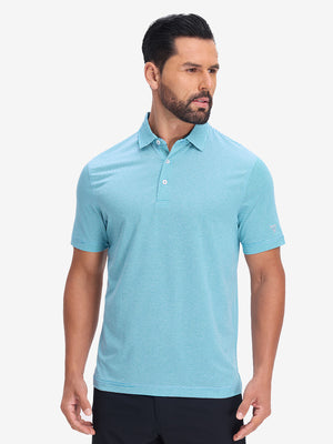 Comfy Breathable Pin-Stripe Golf Polos