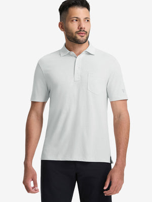 Comfy Cotton Blend Polo Shirts with Pocket
