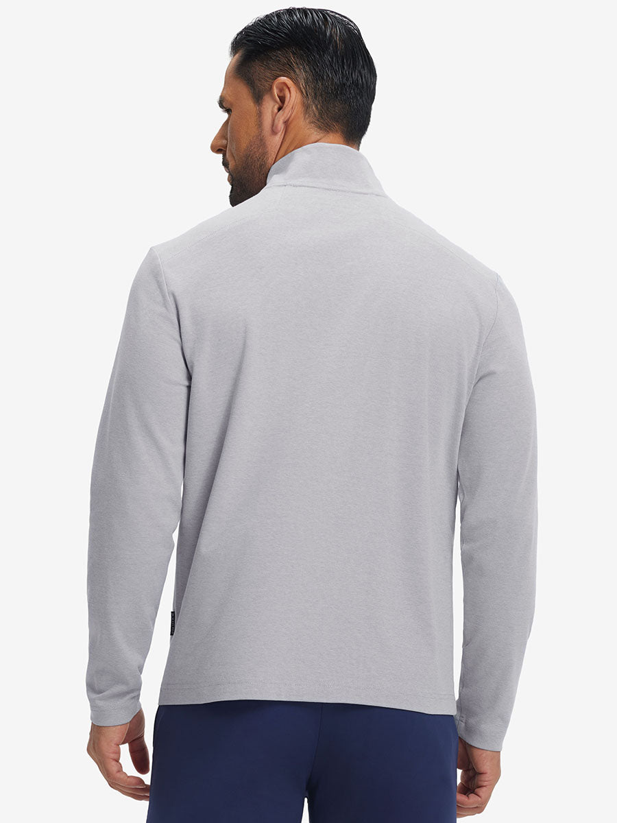 Performance Heather Golf 1/4 Zip Pullover
