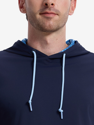 Soft Stretchy Hoodies with Inner Print Hood