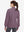 Women's Water-Resistant Stretch Fleece Lined Jacket in light pinkish purple, back upper body view