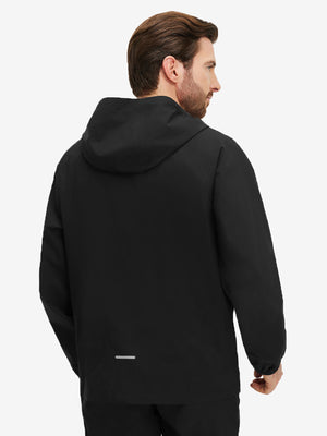 Chaqueta impermeable ligera para la lluvia con capucha