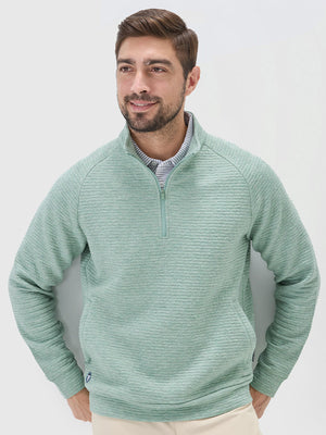 Textured Heather Cozy Quarter Zip