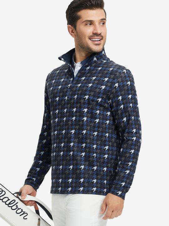Full Print Quarter Zip Pullover