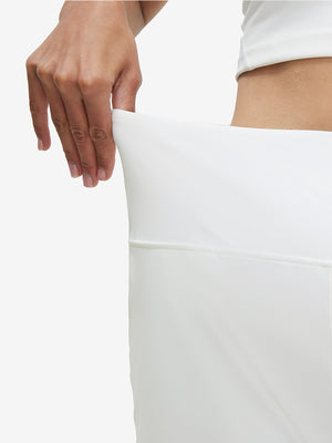 Pantalones cortos de secado rápido 2 en 1 de talle alto para mujer con 7 bolsillos